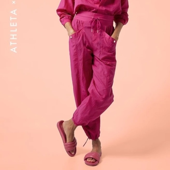 Athleta x Alicia Keys Collection: Keys Hugh Waist Utility Pants Size 6 - Picture 1 of 13